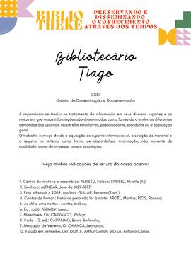 8 - Bibliotecário Tiago