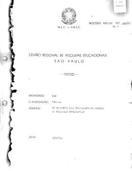 CRPE-SP_m0171p01 - Documentos diversos sobre o IV Seminário para Treinamento de Pessoal em Pesqui...