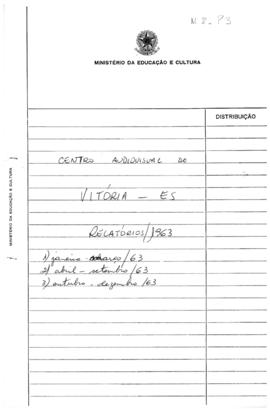 CAV-ES_m008p03 - Relatório de Atividades Centro Audiovisual, 1963