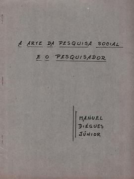 CRPE-PE_m008p01 - Texto "A Arte da Pesquisa Social e o Pesquisador", 1975