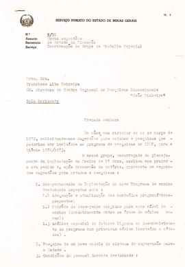 CRPE-MG_m014p01 - Correspondências, Relatórios e Entrevistas com Sugestões para Plano Anísio Teix...