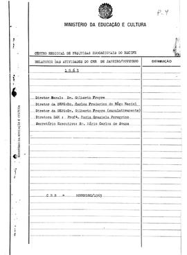 CRPE-PE_m012p07 - Relatório de Atividades do Centro Regional de Pesquisas Educacionais do Recife,...