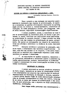 CRPE-RS_m028p01 - Projeto visando estudos qualitativos do rendimento nas Classes de Alfabetização...