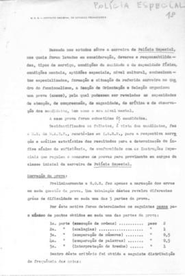 CODI-SOEP_m028p05 - Relatório sobre a Prova de Concurso para Policia Especial