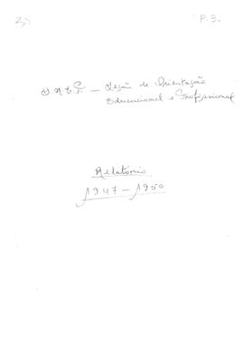 CBPE_m019p03 - Relatório de Atividades da Seção de Orientação Educacional e Profissional, 1947-1950