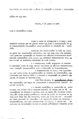 Campanhas de Construções Escolares_m029p01 - Correspondência sobre Construções Escolares em Perna...