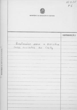 CODI-UNIPER_m0418p01 - Questionário sobre Biblioteca e Dados Enviados do CNPq