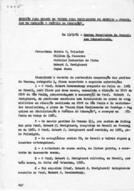 CBPE_m318p01 - Inicialização de Cursos de Treinamento em Serviços, 1961