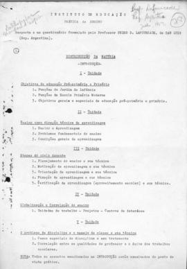 CODI-UNIPER_m1053p01 - Resposta de Questionário pelo Professor Pedro Lafourcade, 1959