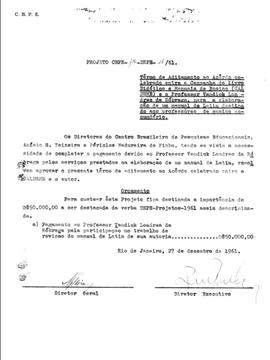 CALDEME_m028p01 - Projeto para elaboração de Manual em Latim para Professores Secundários, 1961