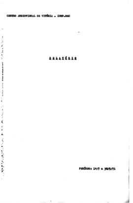 CAV-ES_m024p04 - Relatórios de Atividades do Centro Audiovisual, 1971