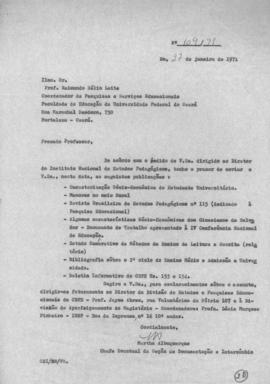CODI-UNIPER_m1234p03 - Correspondências trocadas entre a faculdade de Educação da Universidade Fe...