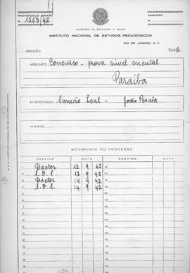 CODI-SOEP_m107p01 - Provas de Seleção do Concurso para Auxiliar de Escritório, 1942