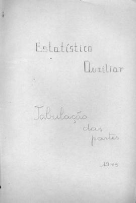 CODI-SOEP_m064p01 - Tabulação de Dados do Quarto Concurso para Estatístico Auxiliar, 1943