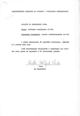 CBPE_m276p01 - Provas e Gabaritos para Seleção de Candidatos, 1975