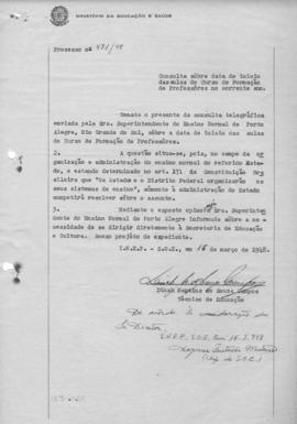 CODI_m039p10 - Consultas e Solicitações Enviadas, 1943 - 1948