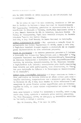 Campanhas de Construções Escolares_m045p01 - Atas de reuniões do Grupo Nacional de Desenvolviment...