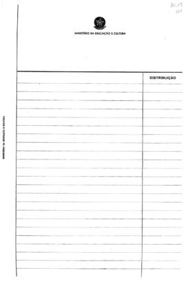 CALDEME_m015p01 - Plano do Manual de Matemática para o Curso Ginasial, 1956