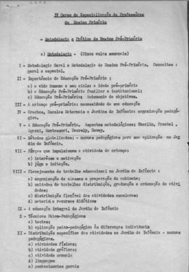 CODI-UNIPER_m1194p01 – Plano do IV Curso de Especialização de Professores do Ensino Primário