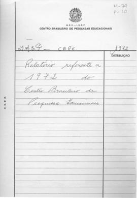 CBPE_m079p10 - Relatório de Atividades do CBPE referentes ao 2° semestre, 1972