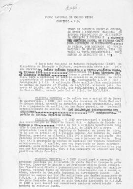 CODI-UNIPER_m0555p09 - Termos de Convênio do Fundo Nacional de Ensino Médio, 1961