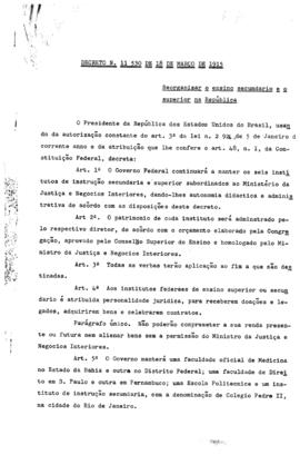 CODI-UNIPER_m0754p01 - Decreto n.º 11.530 que Reorganiza o Ensino Secundário e  Superior na Repúb...