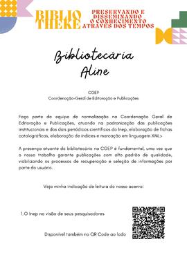 1 - Bibliotecária Aline
