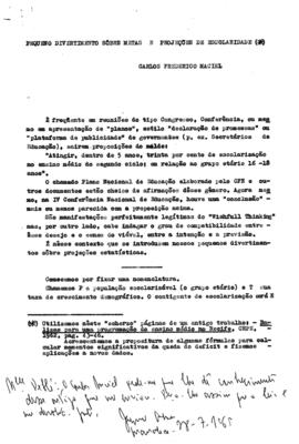 CBPE_m031p01 - Texto “Pequeno divertimento sobre metas e projeções de escolaridade” por Carlos Fr...