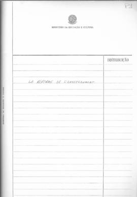 CODI-UNIPER_m0590p01 - Reunião de Informações sobre a Organização da Educação Francesa, 1966