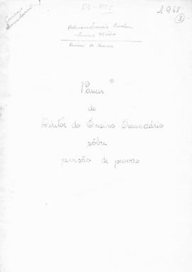 CODI-UNIPER_m0337p01 - Parecer sobre a Legislação de Ensino Secundário, 1948