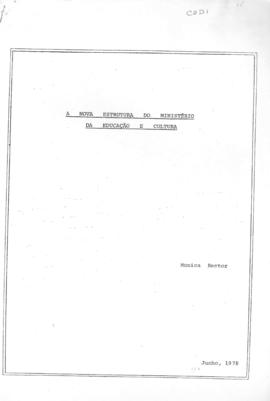 CODI-UNIPER_m0217p06 - A Nova Estrutura do Ministério da Educação e Cultura, 1978