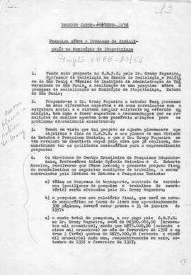 CBPE_m076p48 - Projeto de Pesquisa sobre o Processo de Socialização no Município de Itapetininga,...