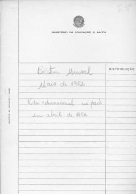 CBPE_m120p04 - Boletim Mensal de Maio, 1952