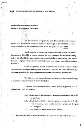 COLTED_m012p08 - Observações sobre o Relatório de Atividades da COLTED e Plano de Aplicação para ...