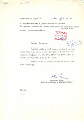 CBPE_m290p05 - Solicitação de Providências de Acordo das Resoluções Número 147, 148 e 149 Publica...