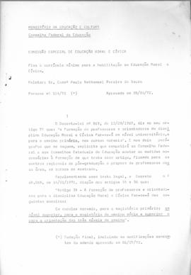 CODI-UNIPER_m1200p01 - Currículo Mínimo de Educação Moral e Cívica, 1972
