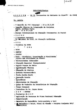 COLTED_m020p02 - Diversos Documentos contendo Informações sobre as Atividades Desempenhadas pela ...