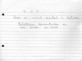 CODI-SOEP_m028p08 - Relatório sobre a Prova de Concurso para Escriturário