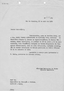 CBPE_m298p01 - Documentos sobre Política de Pessoal Lotados no INEP, 1960