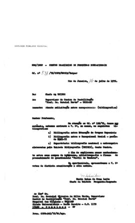 CODI-UNIPER_m1233p02 - Correspondências Enviando e Solicitando Publicações e Informações, 1976