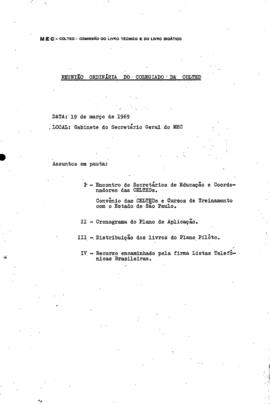 COLTED_m003p09 - Reunião Ordinária do Colegiado da COLTED, 1969