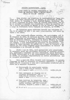 CBPE_m076p55 - Projeto sobre o Livro Fonte da Cultura Brasileira e Revisão de Pesquisa sobre a Es...