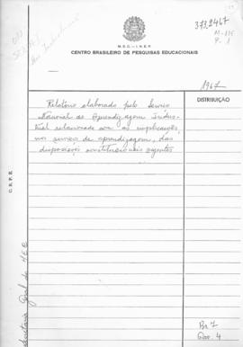 CBPE_m115p01 - Relatório do Serviço Nacional de Aprendizagem Industrial, 1967