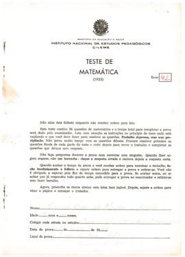 CILEME_m009p01 - Testes Produzidos pela CILEME, 1953