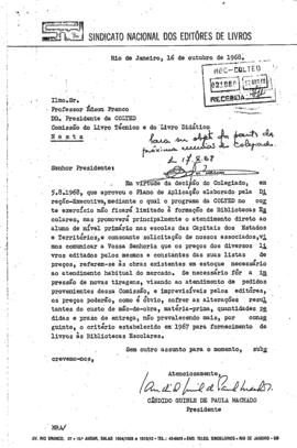 COLTED_m006p04 - Correspondências sobre Alteração de Preço e Distribuição de Livros, 1968