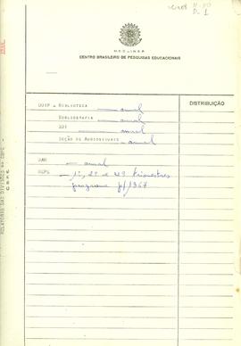 CBPE_m080p01 - Relatório de Atividades da DEPE, DDIP e DAM, 1966