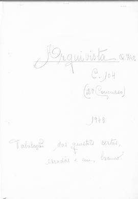 CODI-SOEP_m111p02 - Provas de Seleção para Arquivista, 1943