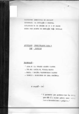CODI-UNIPER_m0763p01 - Atividade Curricular para o Pré-escolar