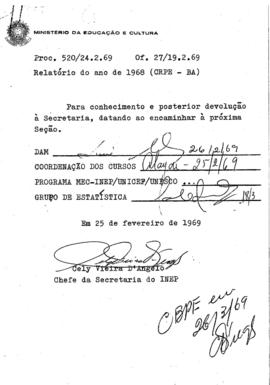 CRPE-BA_m022p01 - Relatório das Atividades do CRPE-BA, 1969